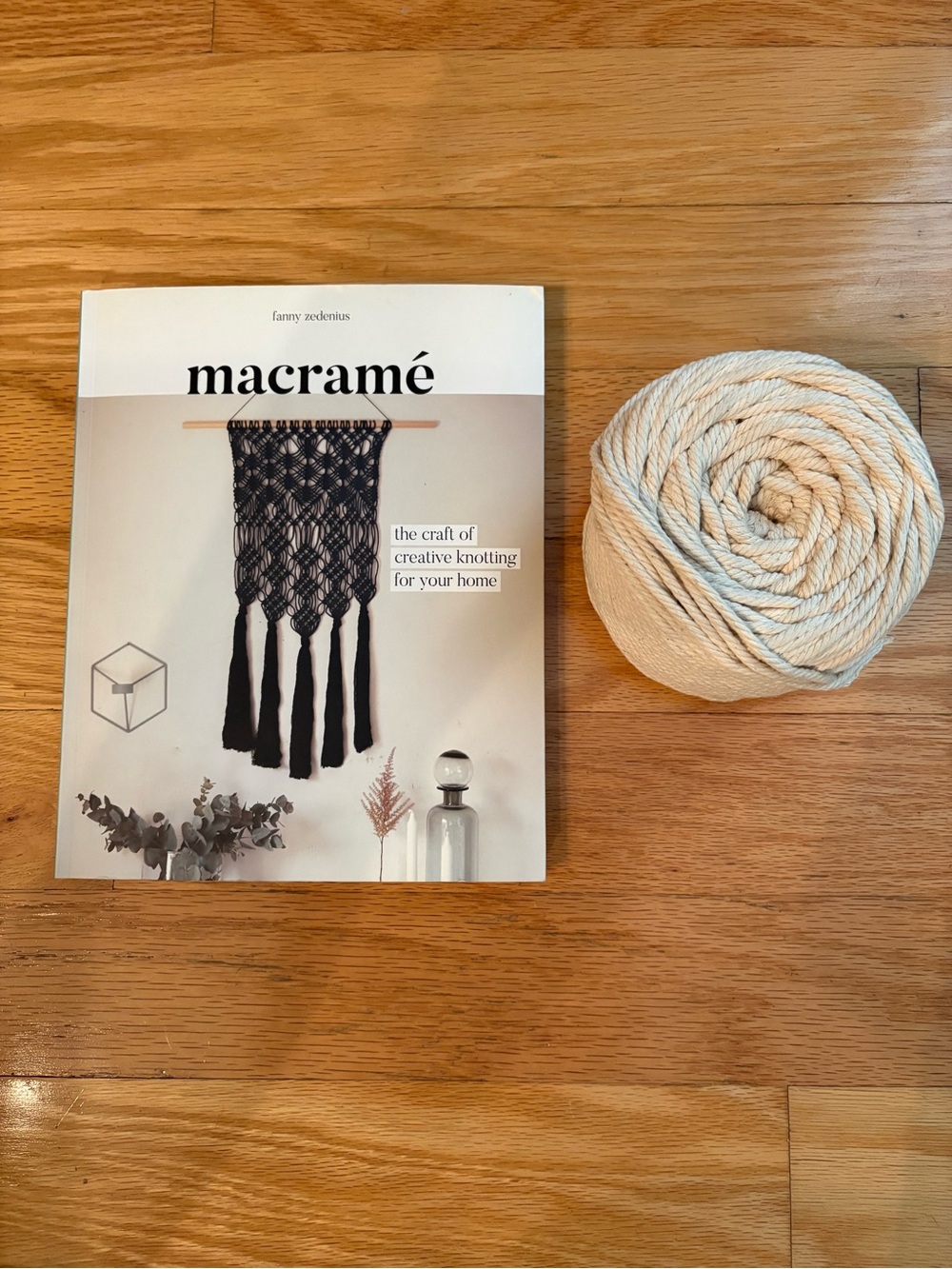 Macramé Craft Book + Natural Cotton Rope